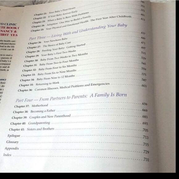 MAYO CLINIC COMPLETE‎ BOOK of Pregnancy & Baby's First Year 750 Pages - Picture 6 of 13